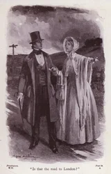 Illustration pour La Dame en blanc de Wilkie Collins