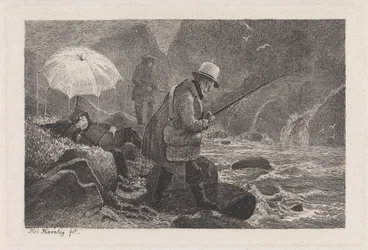 Pêcheurs à la ligne à Sogn