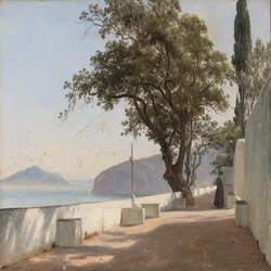 Terrasse avec chêne, Sorrente