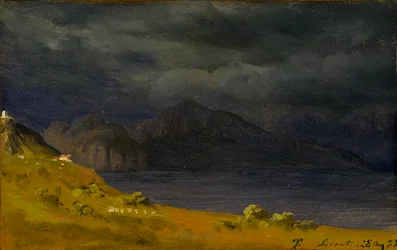 Vue de Capri depuis Sorrente