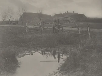 Une ferme marécageuse, 1886 (photo)