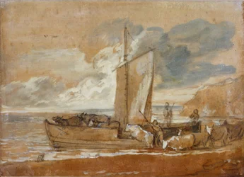Un ferry à bétail, 1784-1788