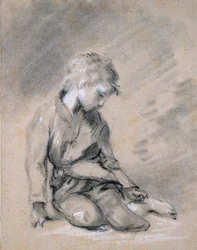 Garçon mendiant, vers 1780