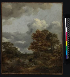 Paysage avec un étang, 1746-1747