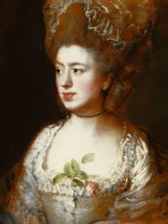 Portrait de Miss Mary Gainsborough, plus tard Mme Fischer, la fille de l