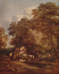 La charrette de marché, 1786, vers 1915