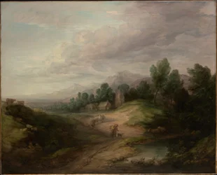Paysage de hautes terres boisées