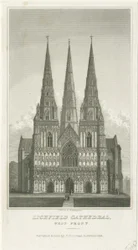 Cathédrale de Lichfield - Façade ouest