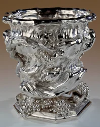 Seau à bouteille en argent de style Rocaille (1727 - 1728) par Thomas Germain (1673-1748)