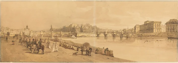 Vue du Pont Neuf, la Monnaie, etc. : pl.8