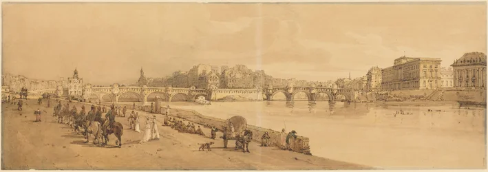 Vue du Pont Neuf, de la Monnaie, etc. : planche 8