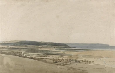 Estuaire de la rivière Taw, Devon, vers 1801