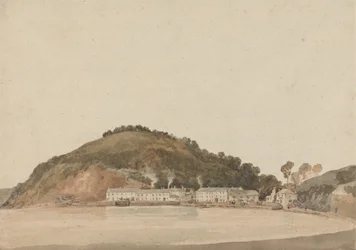 Promontoire sur la côte du sud du Devon, possiblement Shaldon