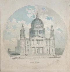 Cathédrale Saint-Paul, vers 1790
