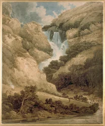 La gorge de Wathenlath avec les chutes de Lodore, Derwentwater