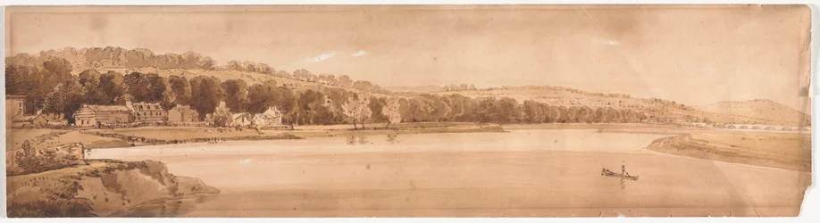 Vingt vues de Paris et des environs : Vue de Saint-Cloud et du Mont Calvaire..., 1802