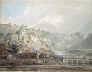 Vue de Chepstow, Monmouthshire, vers 1791-1792