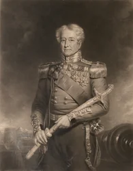 Major général Sir Robert H Sale, GCB, vers 1845 (mezzotinte, couleur)