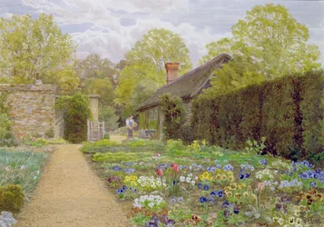 Le jardin de pensées, Munstead Wood, Surrey, demeure de Gertrude Jekyll