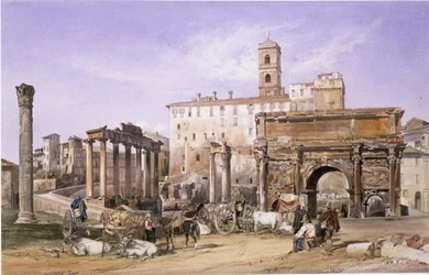 Campo Vaccino à Rome