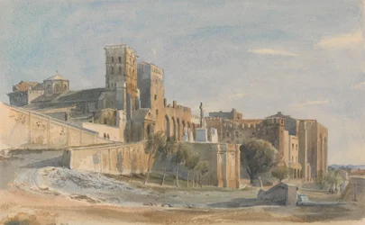 La cathédrale et le palais des papes, Avignon