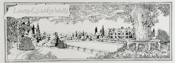 Pelouses et allées de jardin, de 