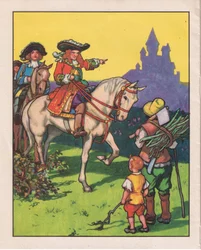 Un beau jeune prince est arrivé (litho)