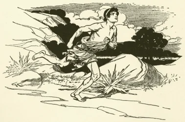 Apporter les nouvelles de Marathon (gravure)