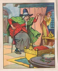 La vieille sorcière (litho)