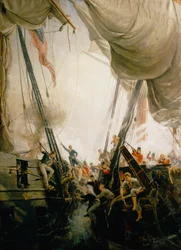 "Embarquement sur le Chesapeake"
