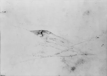 Vue de montagne [Catskills] du carnet de croquis, vers 1860-1864