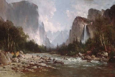 Vue de la vallée de Yosemite, 1885