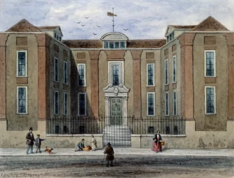 Un ancien manoir, appelé Pitchett Hall, côté sud de Union St., Southward, 1828