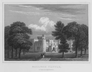 Château de Balloch, Dumbartonshire (gravure)
