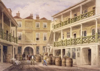 Bell Inn, Aldersgate Street, Londres