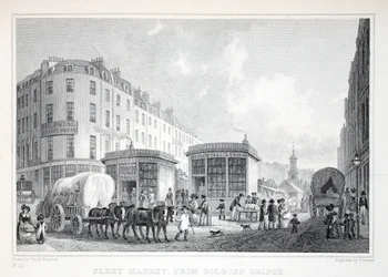 Fleet Street, depuis Holborn Bridge, de 