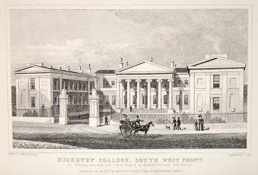 Highbury College, façade sud-ouest, de 