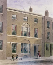 Plumbers Hall dans Great Bush Lane, Cannon Street, 1851