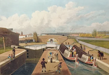 Canal de Regent, entrée est du tunnel d