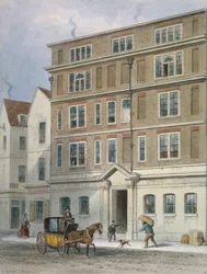 Résidence de Titus Oates, Oat Lane, City of London, 1848