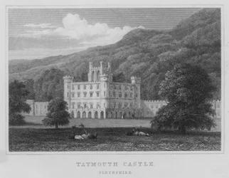 Château Taymouth, Perthshire (gravure)