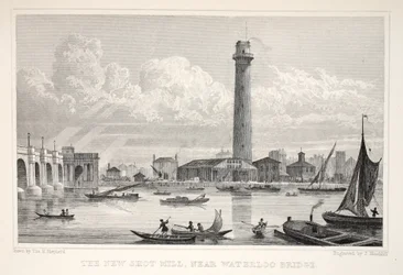 Le Nouveau Moulin à Tirs, près du Pont de Waterloo, de 