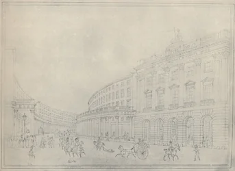 Le Quadrant, Regent Street, 1822, 1920