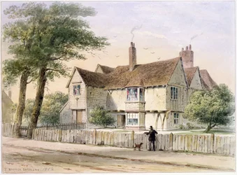 La maison rectorale, Newington Butts, 1852