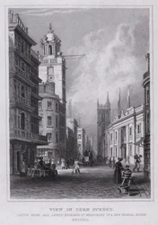 Vue de Corn Street, Castle Bank, All Saints, Exchange, St Werburgh