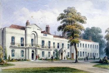 Vue de Brompton Lodge, Kensington, Londres