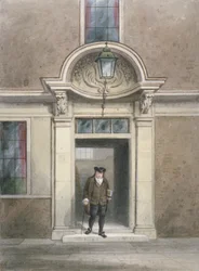 Vue de la porte et de l