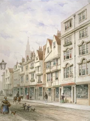 Wych Street, Westminster, Londres, vers 1850