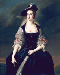 Lady Frances Courtenay, c.1741
