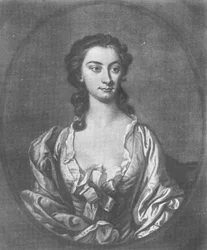 Portrait de Mme Cibber (1714-66), actrice et chanteuse, gravé par John Faber (1684-1756), 1746